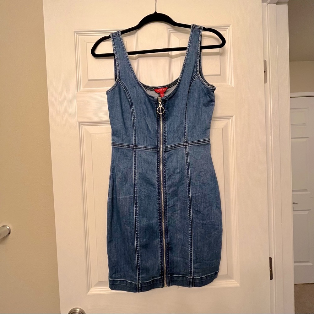 Trendy Guess jean dress - never worn!